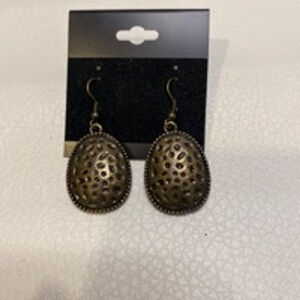 Vintage Bronze Women's Dangle Earrings